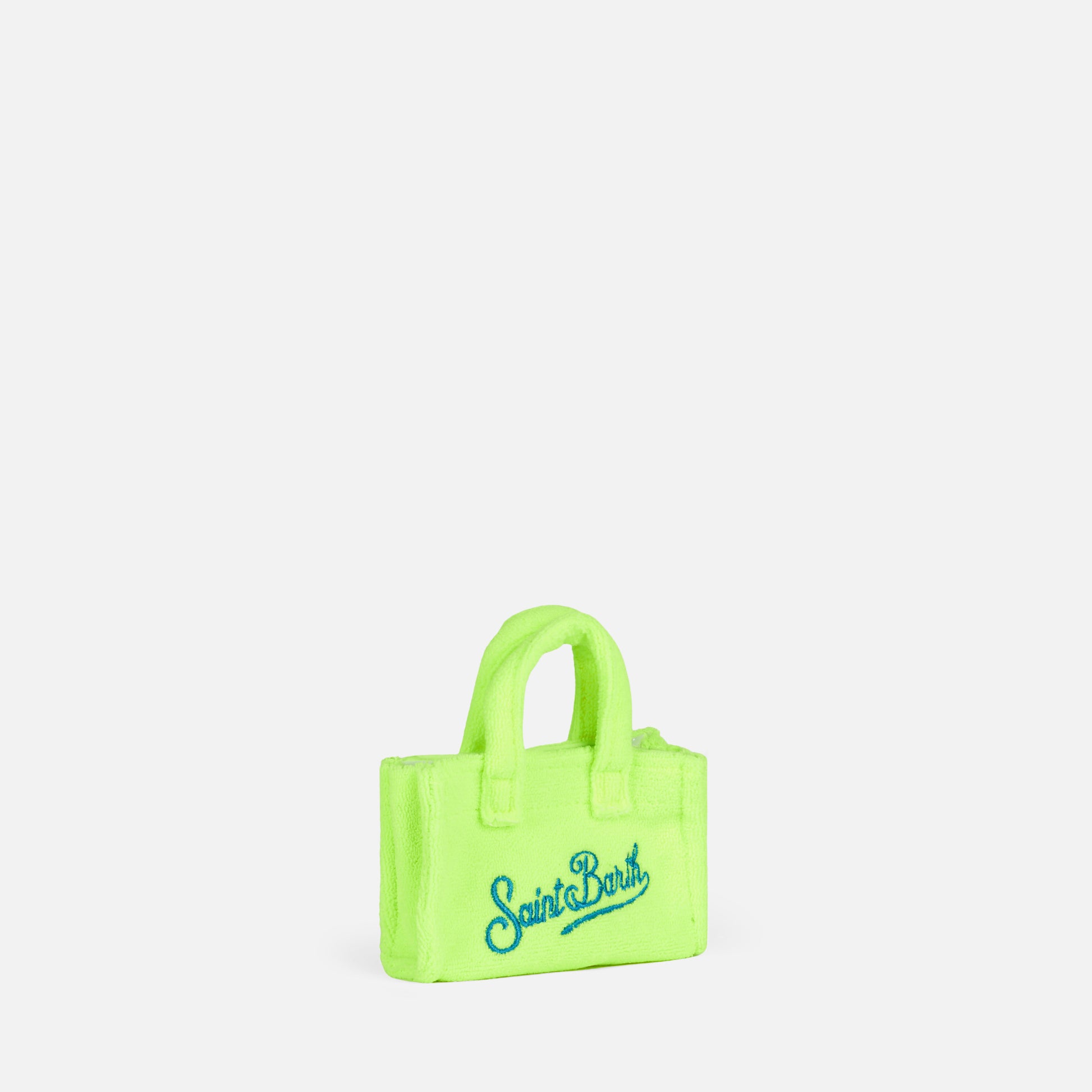 Fluo yellow terry key holder - MC2 Saint Barth