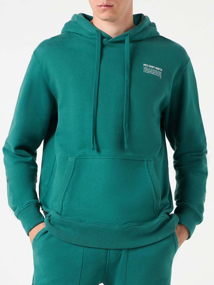 Green hoodie | Pantone® Special Edition - MC2 Saint Barth