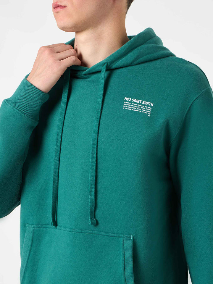 Green hoodie | Pantone® Special Edition - MC2 Saint Barth
