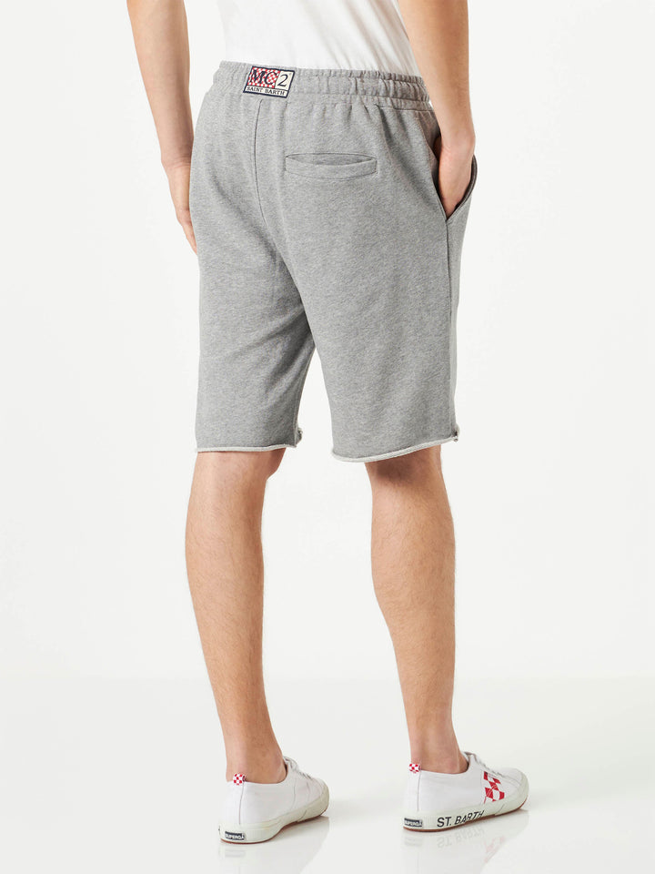 Man cotton grey bermuda - MC2 Saint Barth