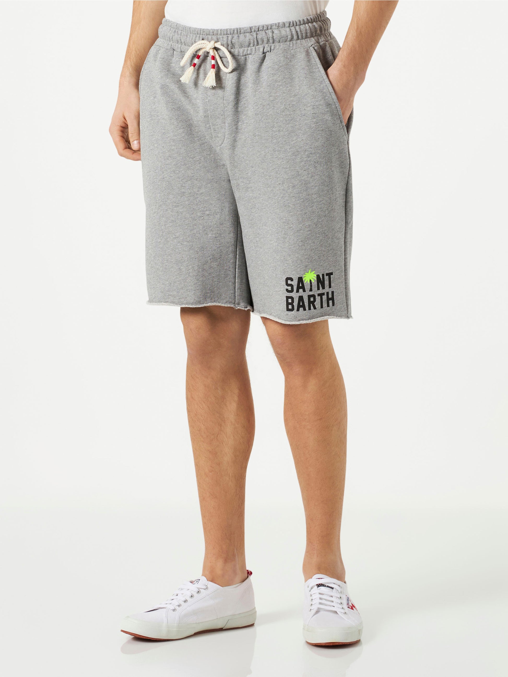 Man cotton grey bermuda - MC2 Saint Barth
