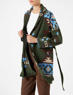 Woman cardigan Cristabel with belt - MC2 Saint Barth