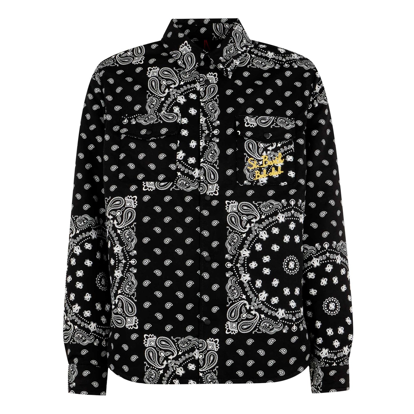 Overshirt Chalet with pocket and St. Barth Bob Club embroidery - MC2 Saint Barth