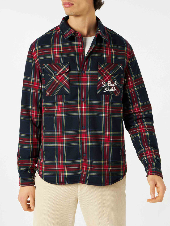 Overshirt Chalet with pocket and St. Barth Bob Club embroidery - MC2 Saint Barth