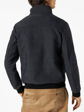 Man mélange black thermo jacket Byron - MC2 Saint Barth