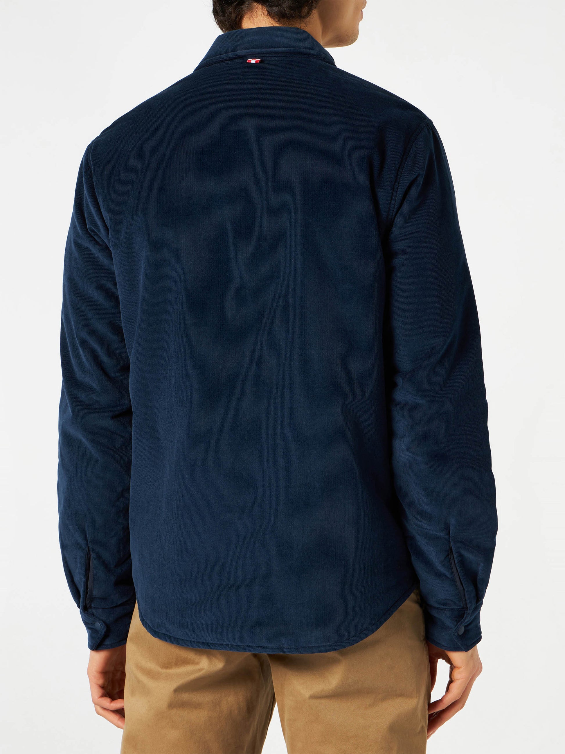 Overshirt Chalet with pocket and St. Barth Bob Club embroidery - MC2 Saint Barth