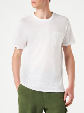 Man linen jersey t-shirt - MC2 Saint Barth