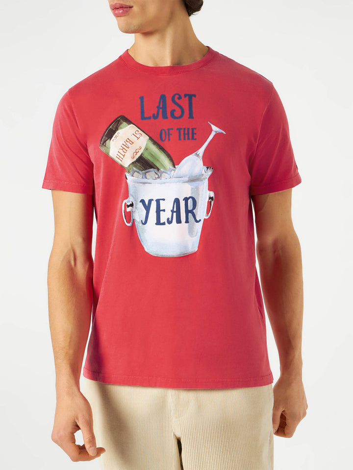 Last Year print red t-shirt - MC2 Saint Barth