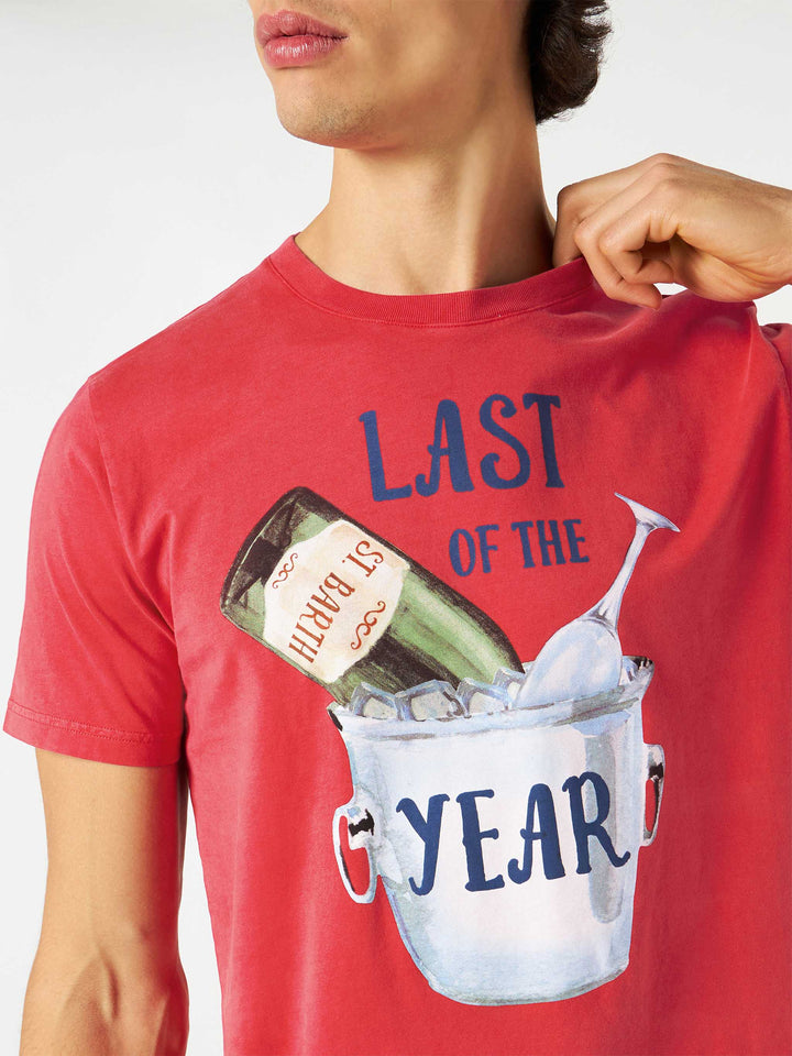 Last Year print red t-shirt - MC2 Saint Barth