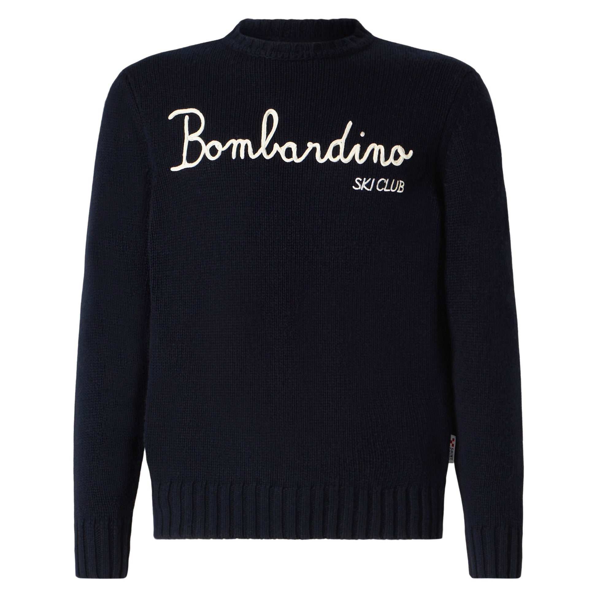 Blended cashmere sweater Bombardino ski club embroidery - MC2 Saint Barth