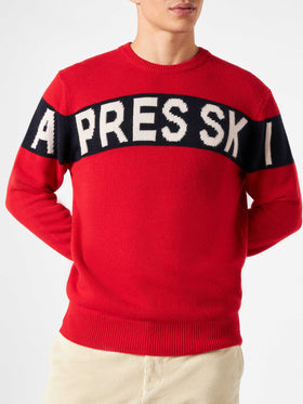 Man sweater with Apres Ski lettering - MC2 Saint Barth