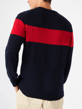 Campiglio blended cashmere man's sweater - MC2 Saint Barth