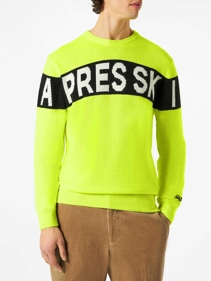 Man sweater with Apres Ski lettering - MC2 Saint Barth