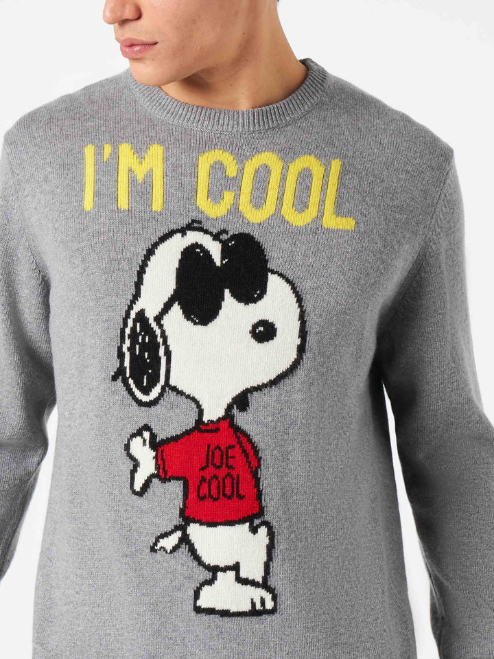 Man sweater with grey Rock Snoopy | SNOOPY - PEANUTS™ SPECIAL EDITION - MC2 Saint Barth