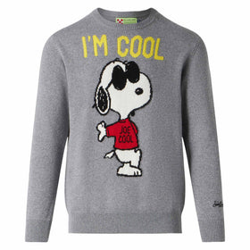 Man sweater with grey Rock Snoopy | SNOOPY - PEANUTS™ SPECIAL EDITION - MC2 Saint Barth