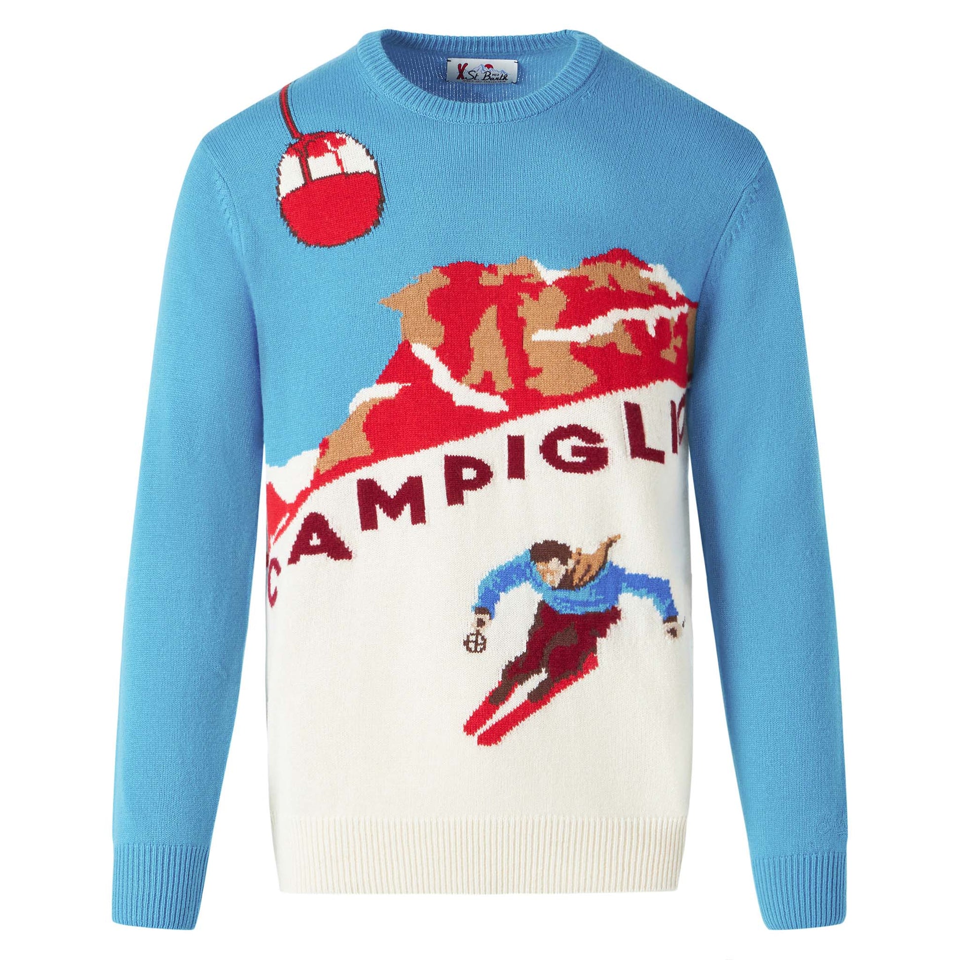 Man sweater with Campiglio postcard - MC2 Saint Barth