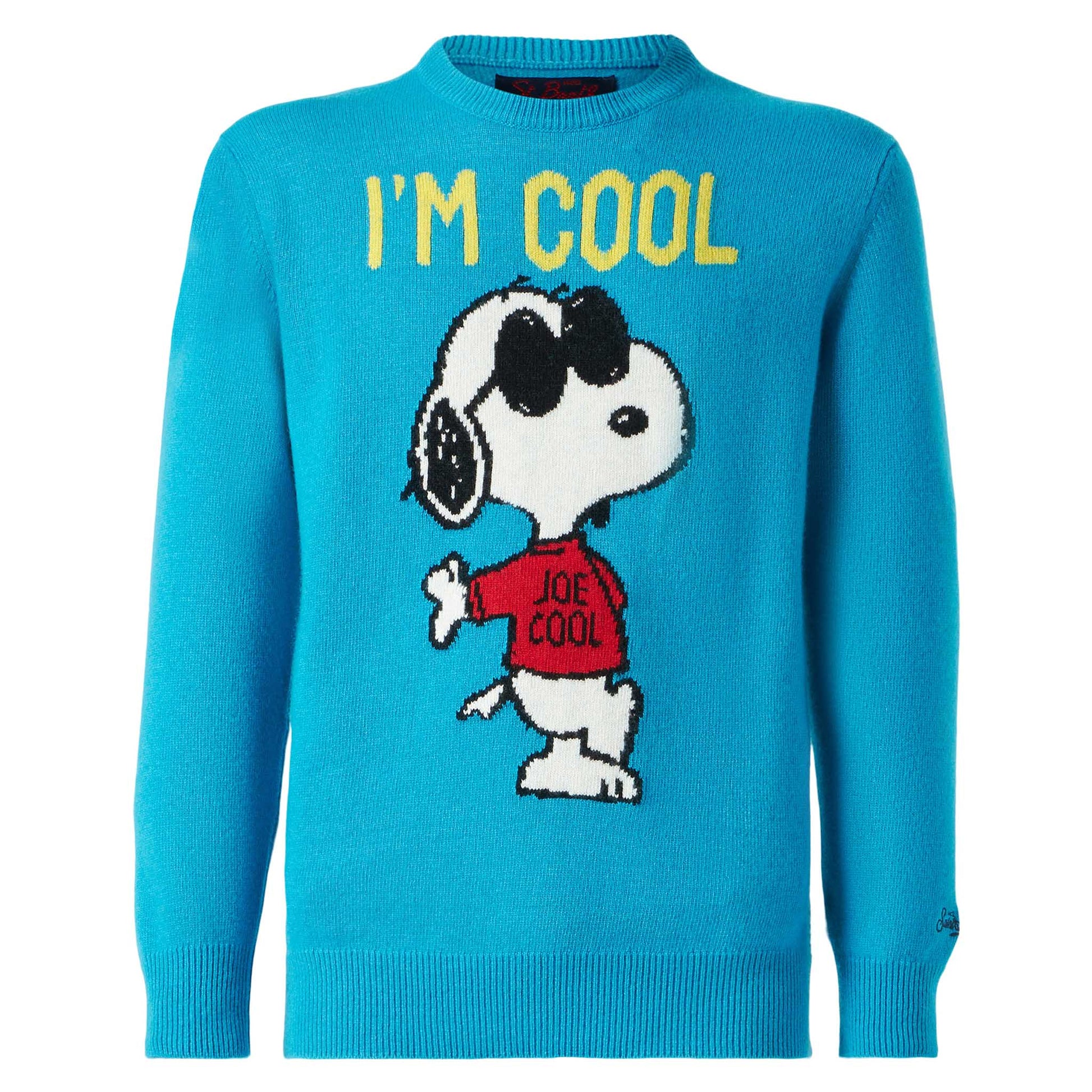 Man sweater with Snoopy I'm Cool print | SNOOPY - PEANUTS™ SPECIAL EDITION - MC2 Saint Barth