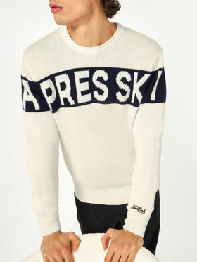 Man sweater with Après Ski writing - MC2 Saint Barth