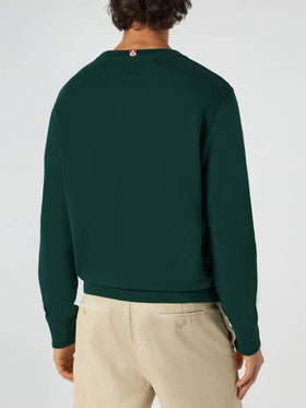 Cotton sweatshirt with Gentleman driver Cortina 1986 writing - MC2 Saint Barth