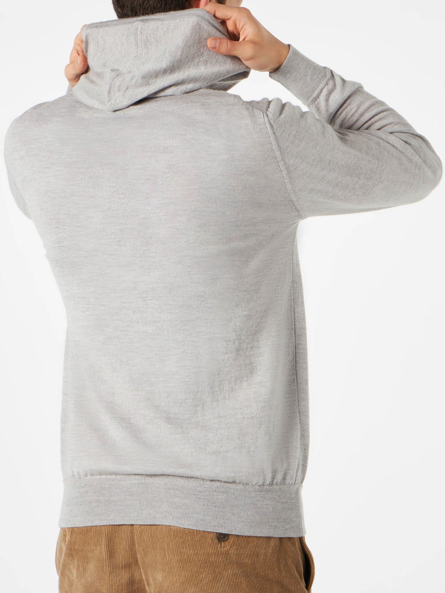Man grey hoodie sweatshirt - MC2 Saint Barth