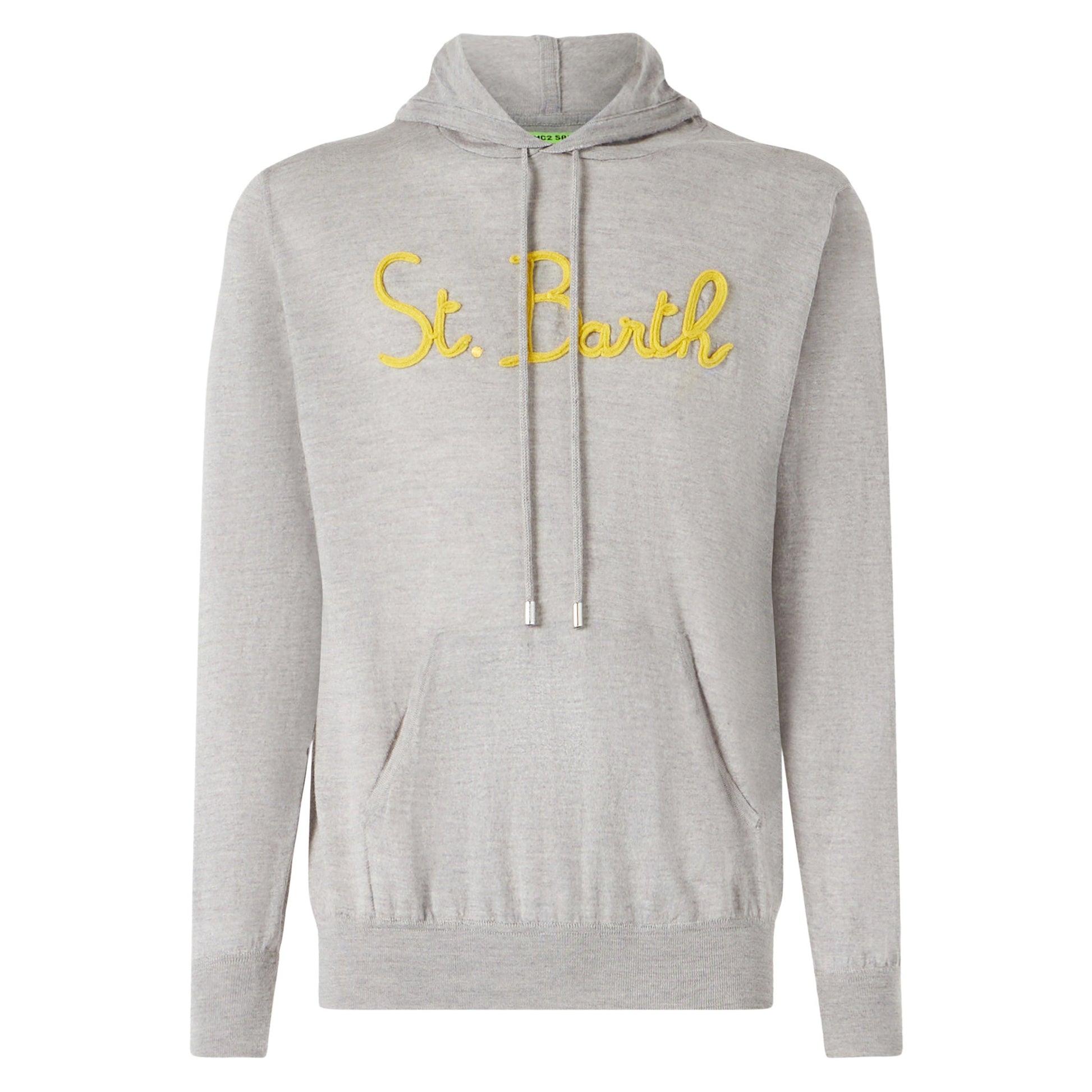 Man grey hoodie sweatshirt - MC2 Saint Barth