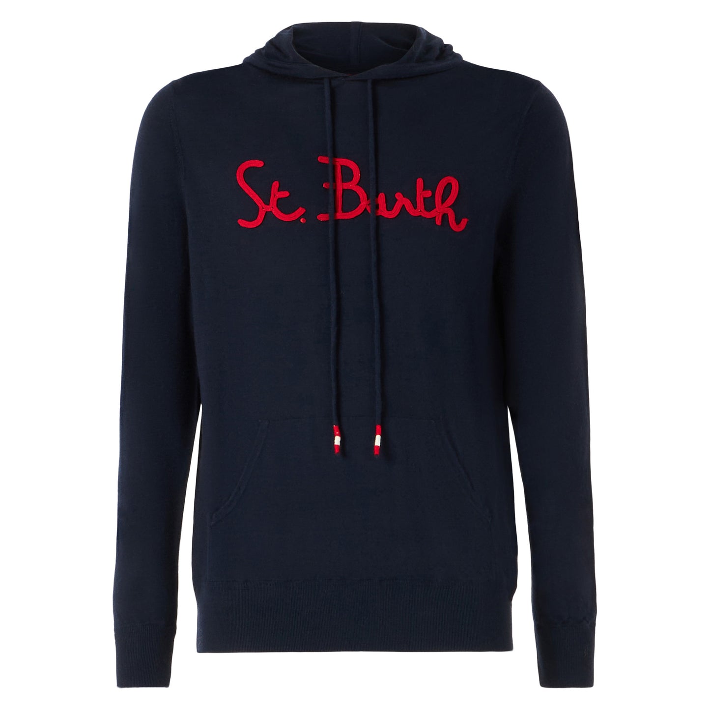 Man navy blue hoodie sweatshirt - MC2 Saint Barth