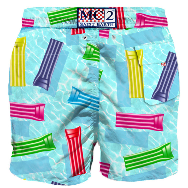 Man classic swim shorts with print - MC2 Saint Barth