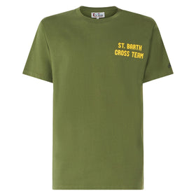 Man green t-shirt with Snoopy print | PEANUTS™ SPECIAL EDITION - MC2 Saint Barth