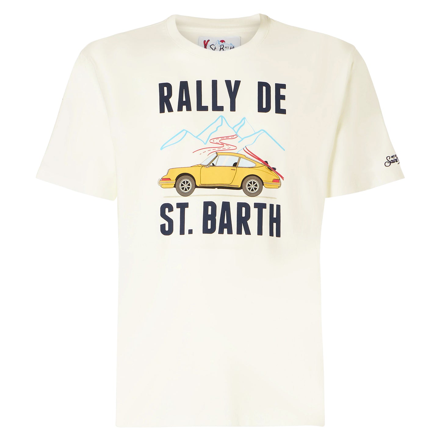 Man t-shirt with car print - MC2 Saint Barth
