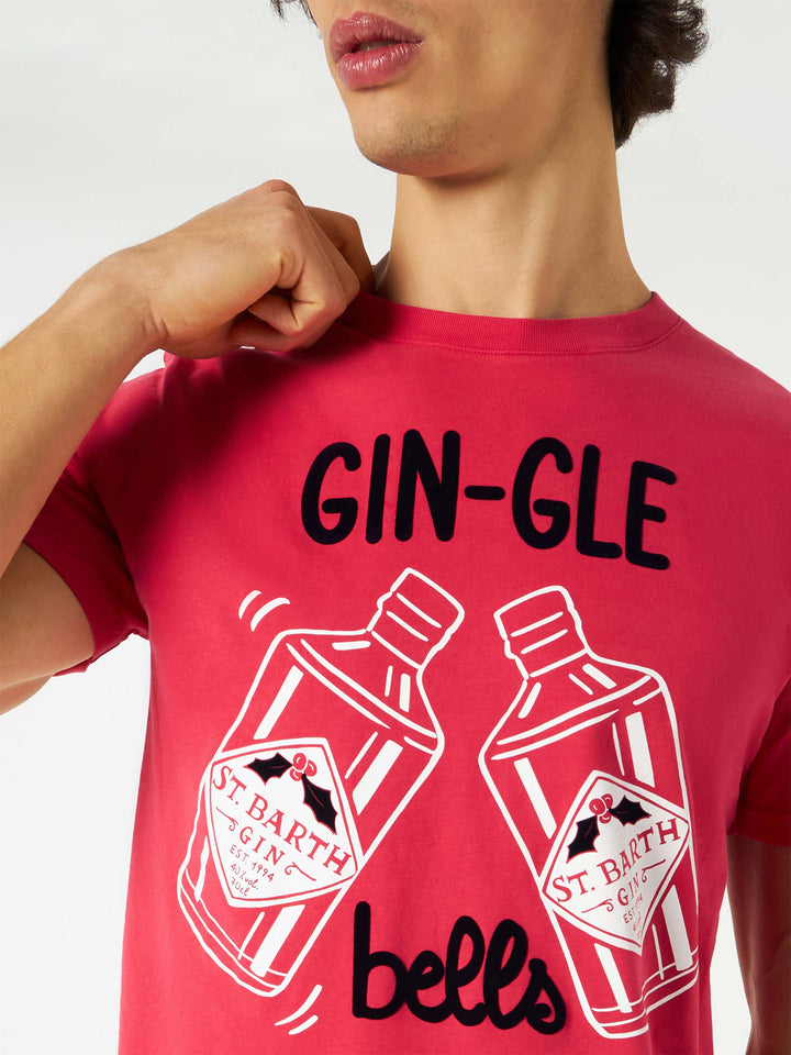Man t-shirt Gin-Gle Bells print - MC2 Saint Barth