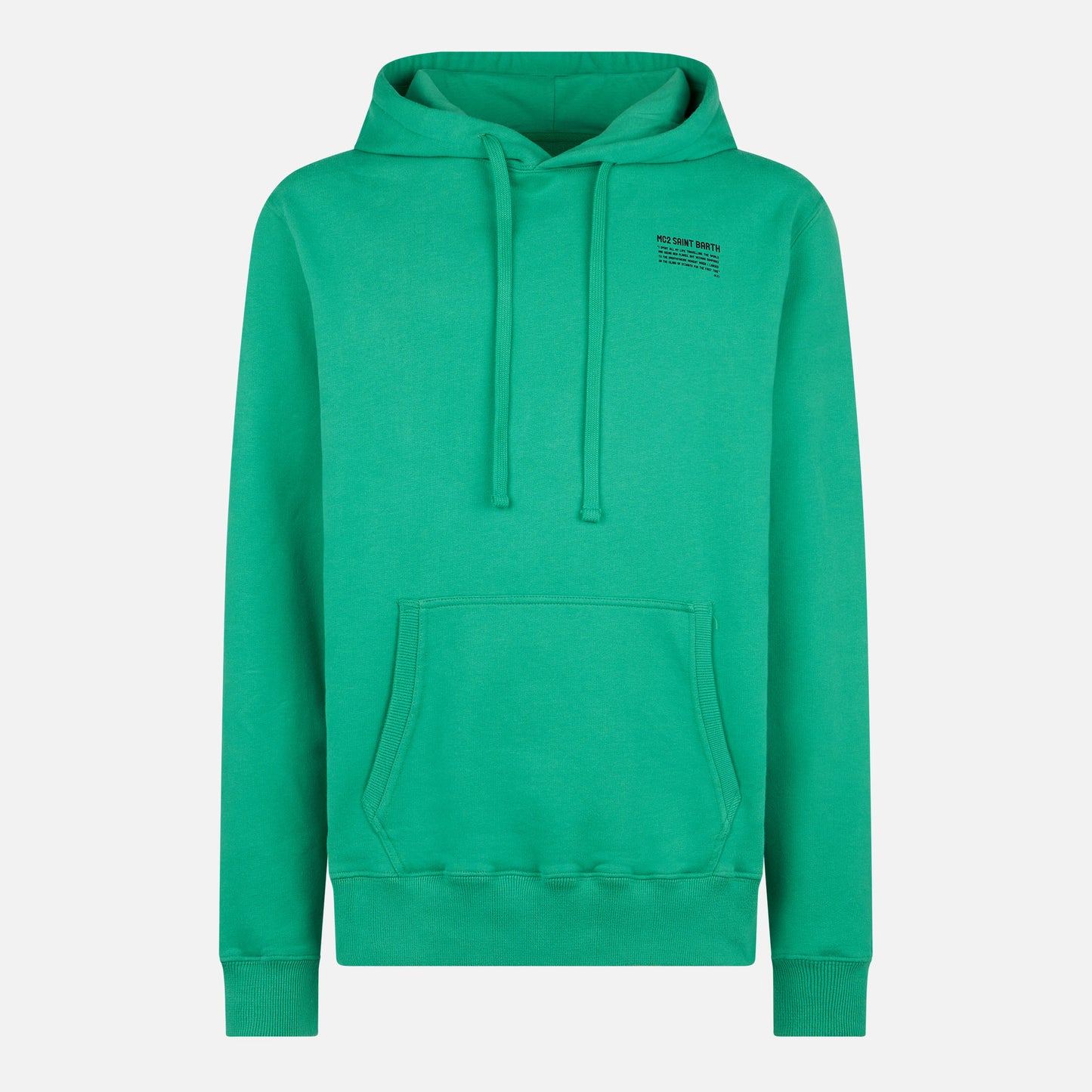 Grass green hoodie | Pantone® Special Edition - MC2 Saint Barth