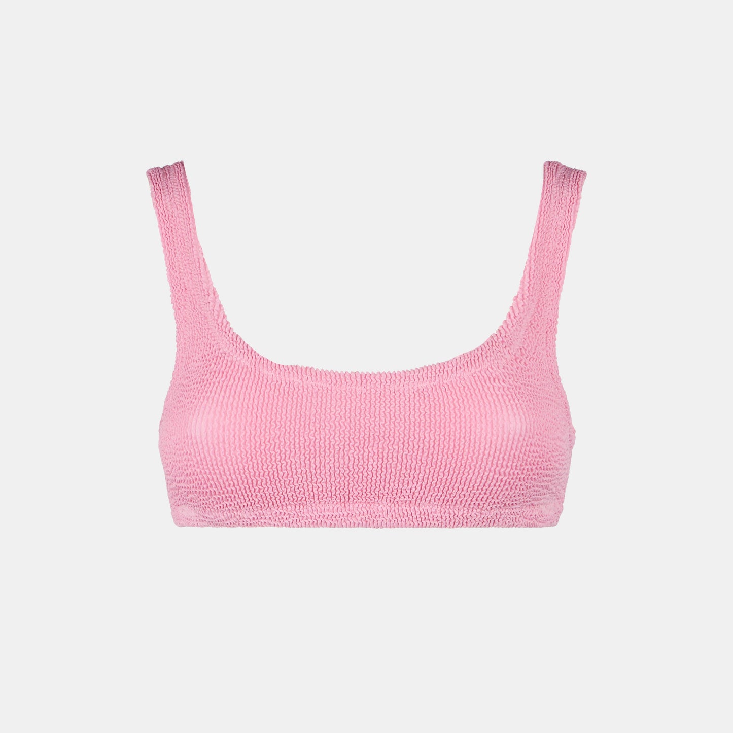 Costume da bagno donna rosa crinkle top bralette