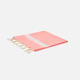 Pink fluo cotton towel - MC2 Saint Barth
