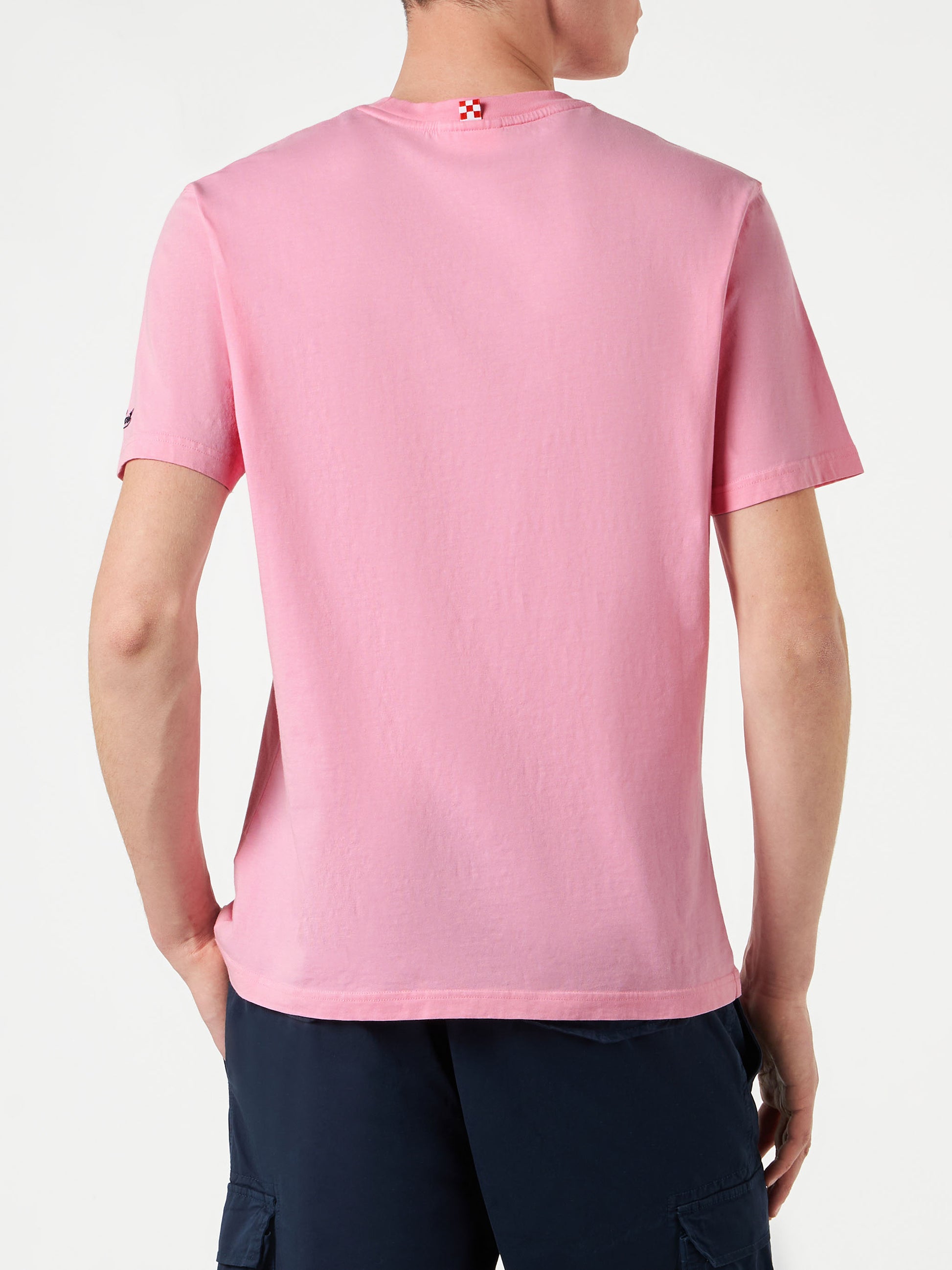 Man cotton t-shirt with St. Barth Mojito print - MC2 Saint Barth