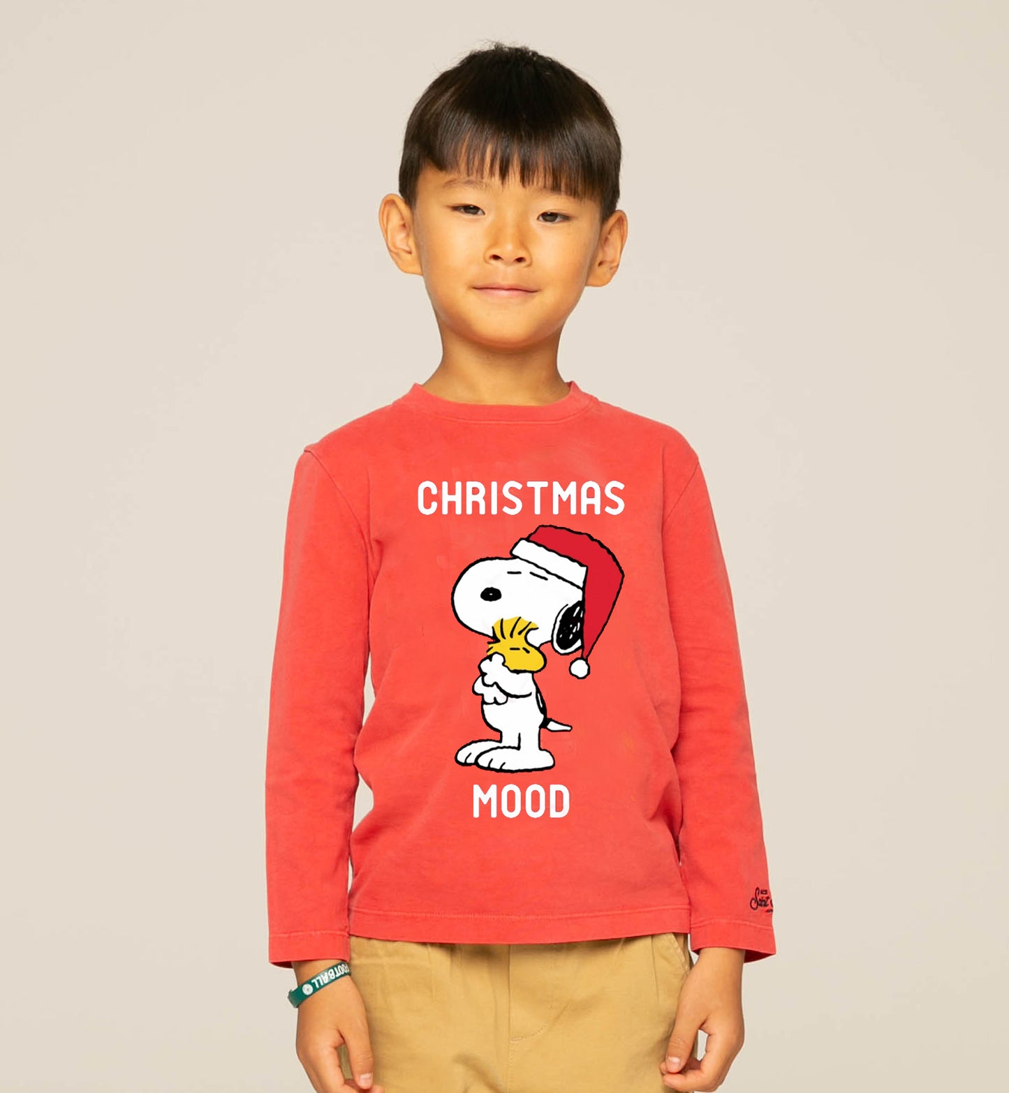 T-shirt boy christmas Snoopy version print | Peanuts™ Special Edition - MC2 Saint Barth
