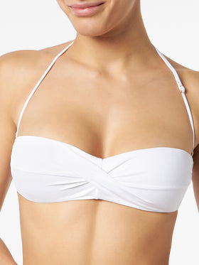 Woman white bandeau top - MC2 Saint Barth