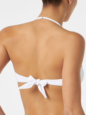 Woman white bandeau top - MC2 Saint Barth