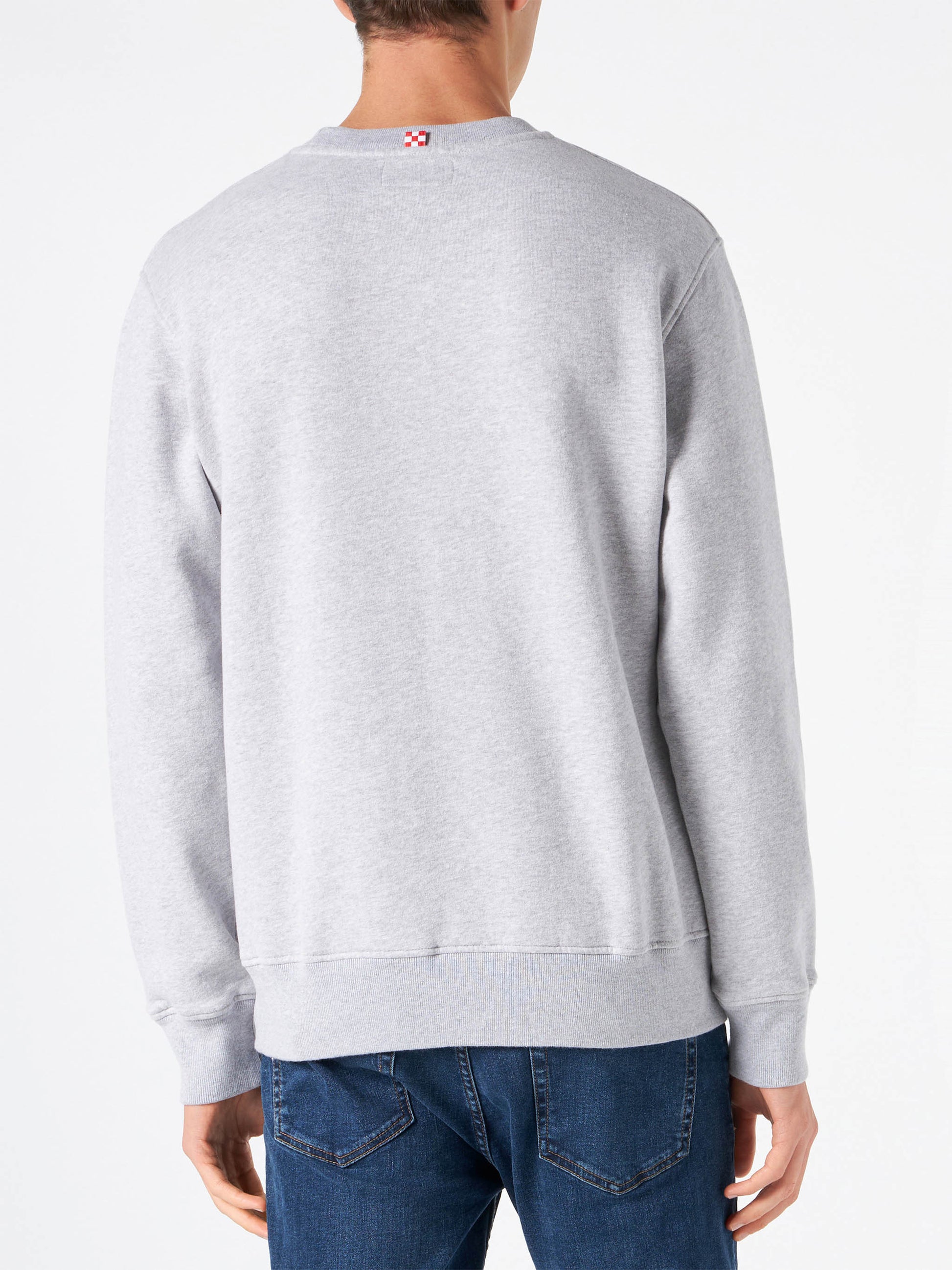 Man crewneck sweatshirt with terry logo - MC2 Saint Barth