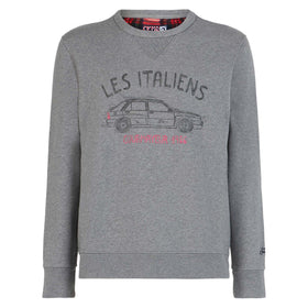 Cotton sweatshirt with Les Italiens print - MC2 Saint Barth