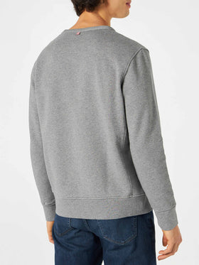 Cotton sweatshirt with Les Italiens print - MC2 Saint Barth