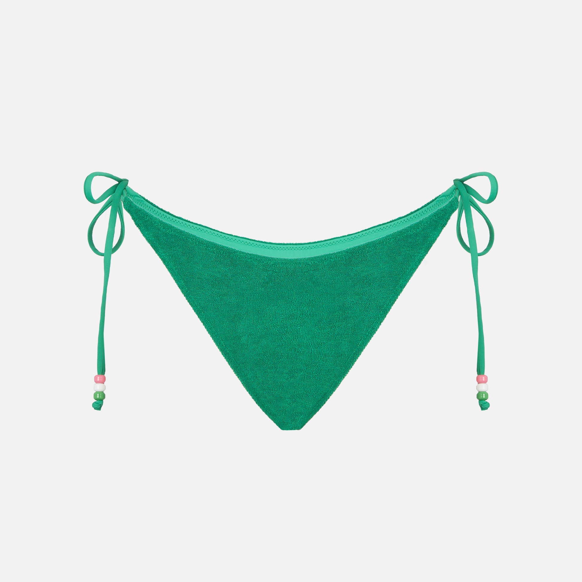 Woman terry swim briefs with charms - MC2 Saint Barth