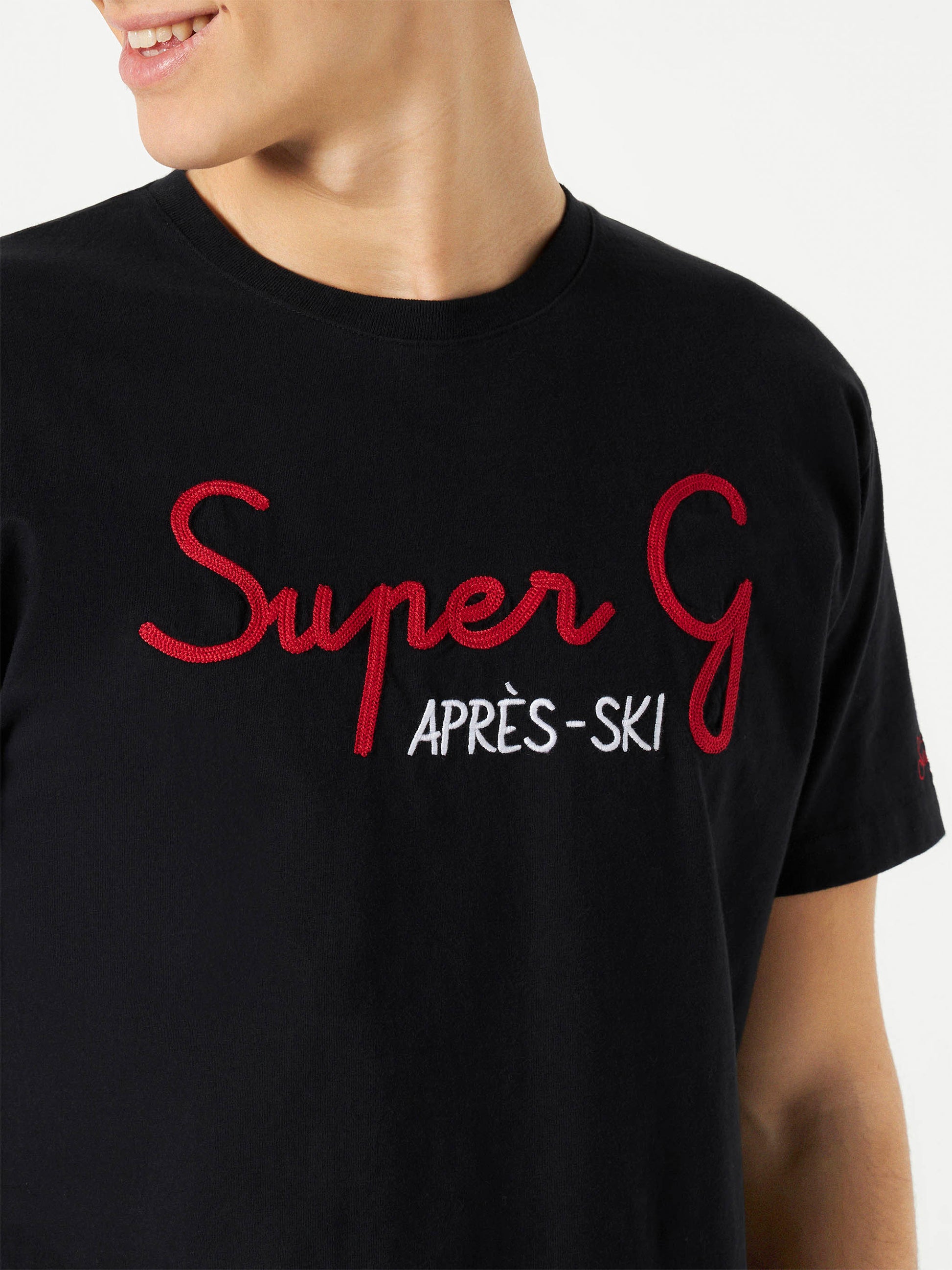 Man t-shirt with Super G embroidery | SUPER G SPECIAL EDITION - MC2 Saint Barth