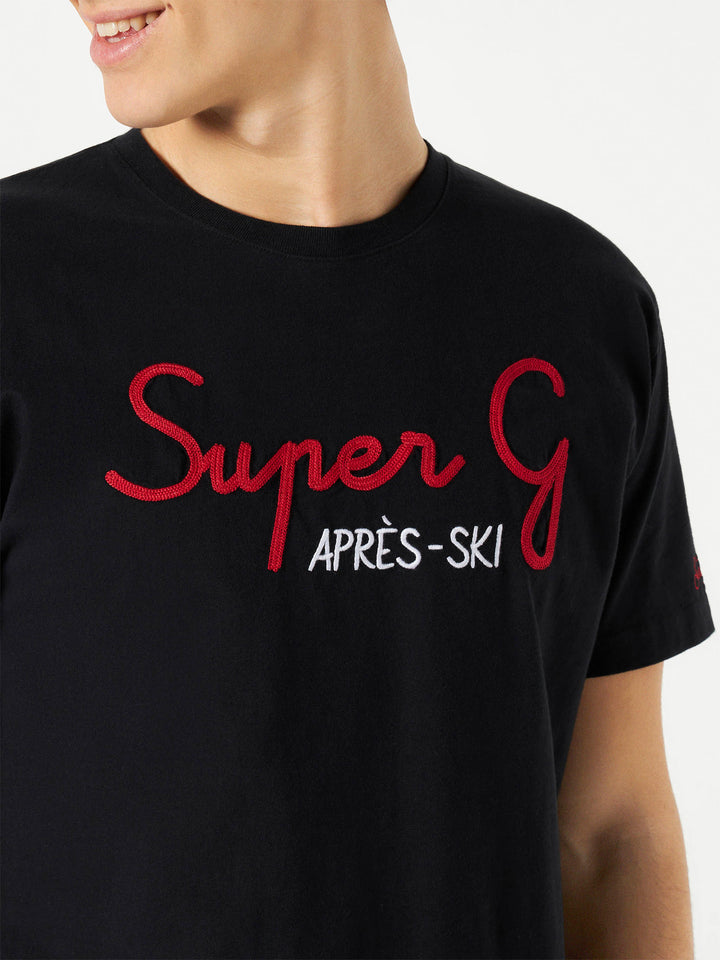 Man t-shirt with Super G embroidery | SUPER G SPECIAL EDITION - MC2 Saint Barth