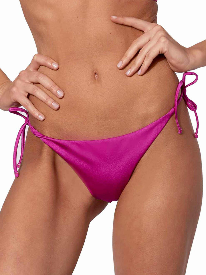 Fuchsia sequined triangle bikini - MC2 Saint Barth