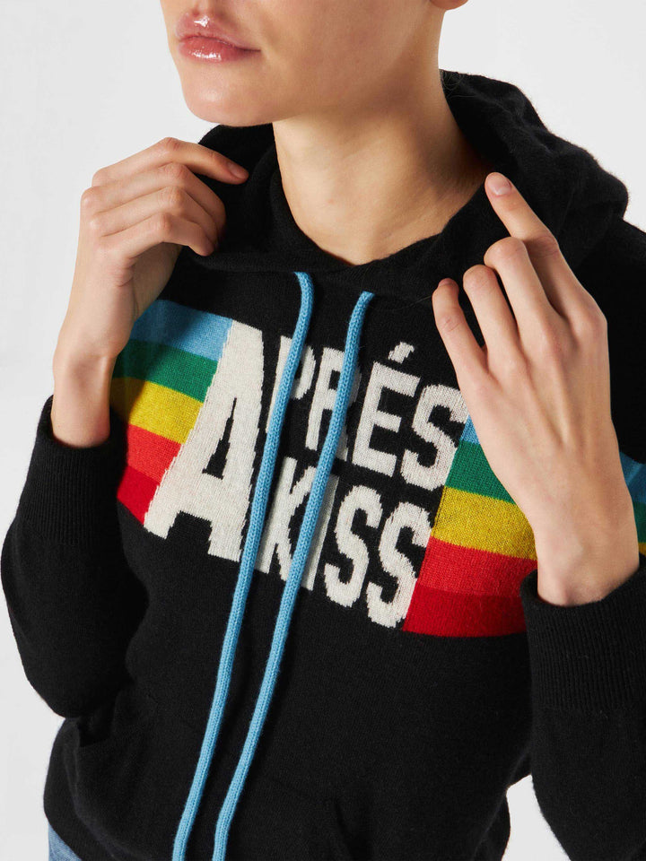 Knitted sweatshirt with rainbow intarsia - MC2 Saint Barth