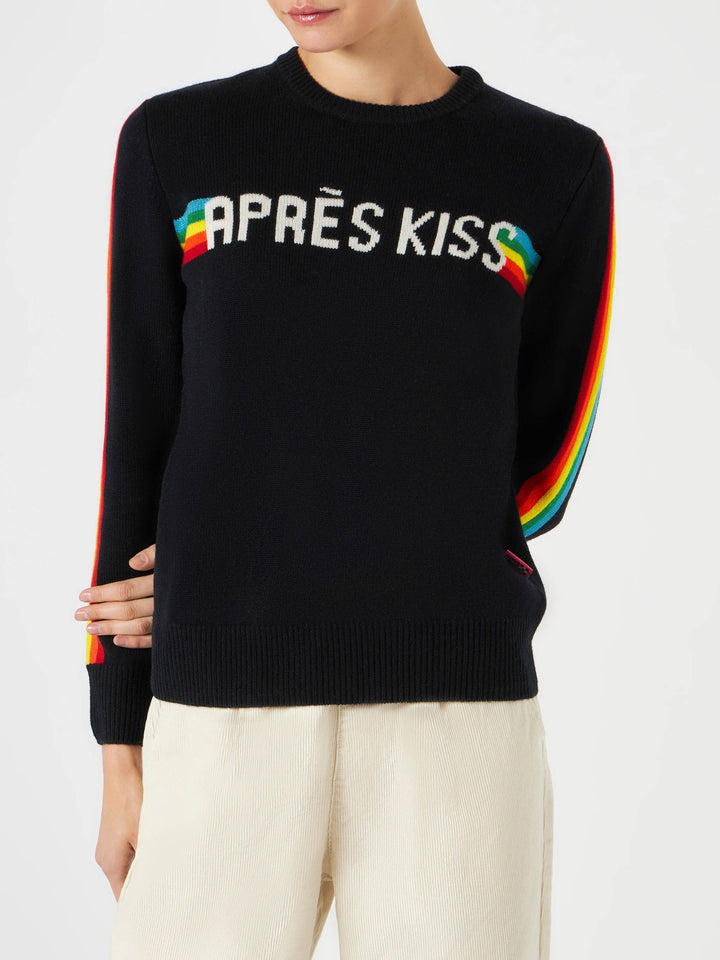 Woman sweater "Après Kiss" embroidery - MC2 Saint Barth