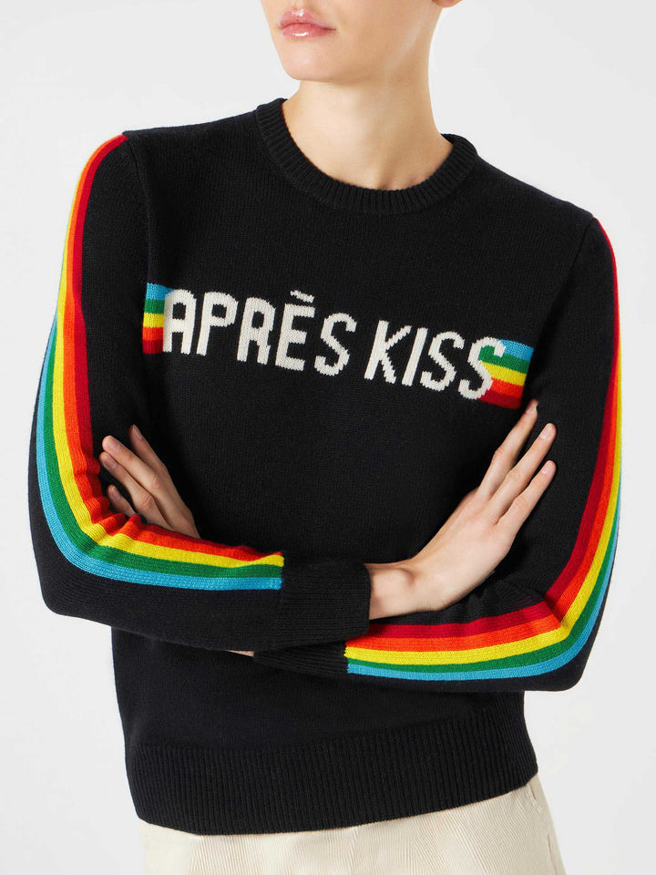 Woman sweater "Après Kiss" embroidery - MC2 Saint Barth