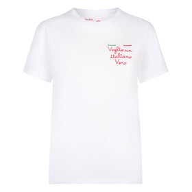 Woman cotton t-shirt with embroidery - MC2 Saint Barth
