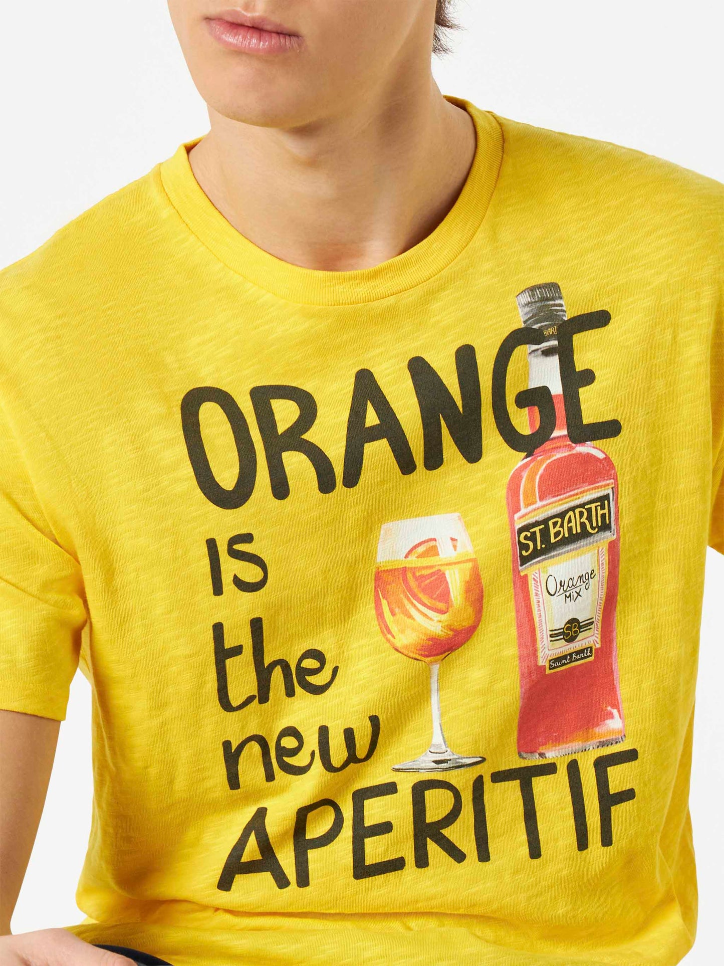 Aperitif print man t-shirt - MC2 Saint Barth